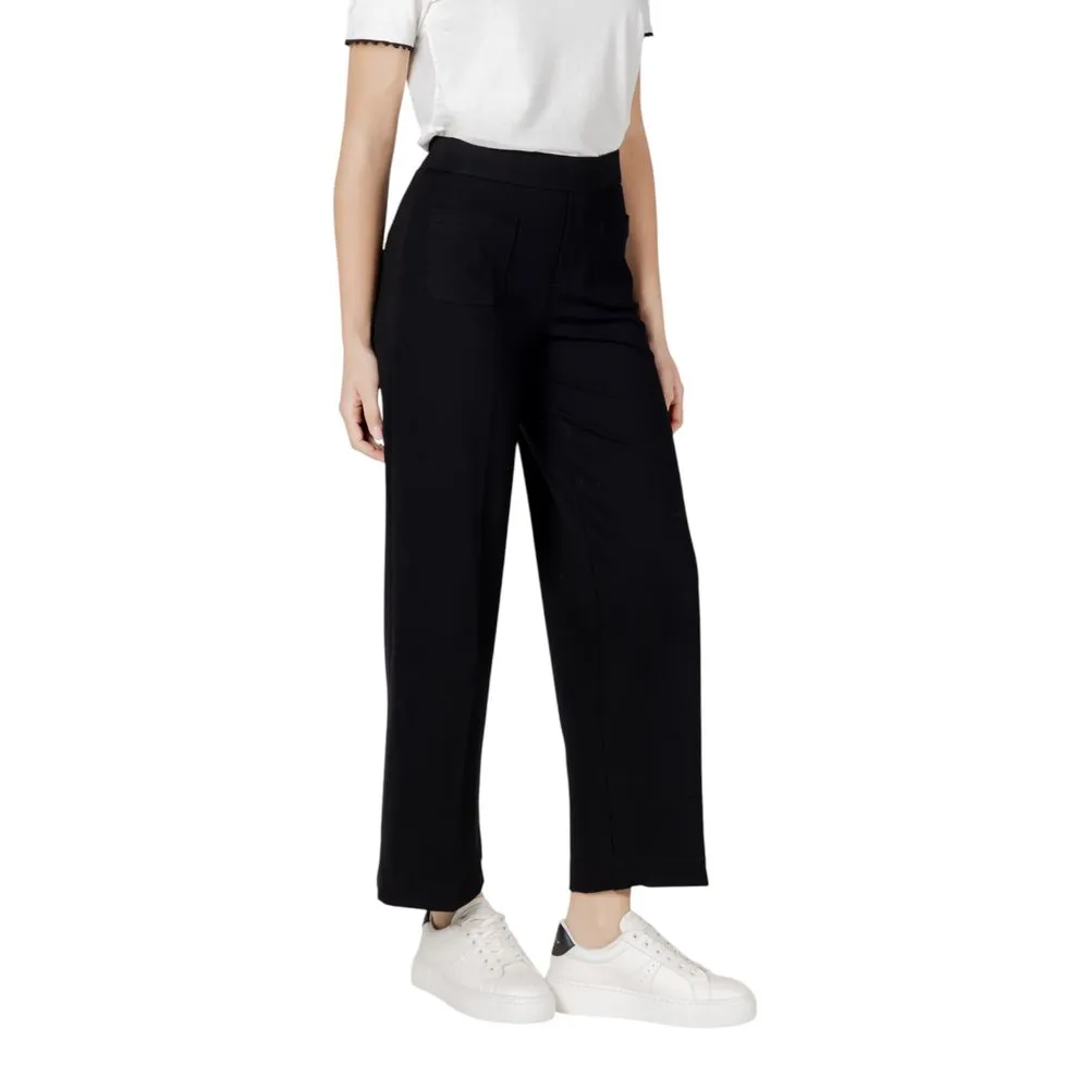 Street One Black Viscose Jeans & Pant