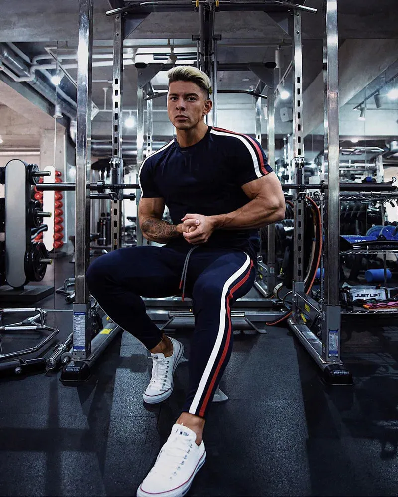 Striped Jogger Sweatpants