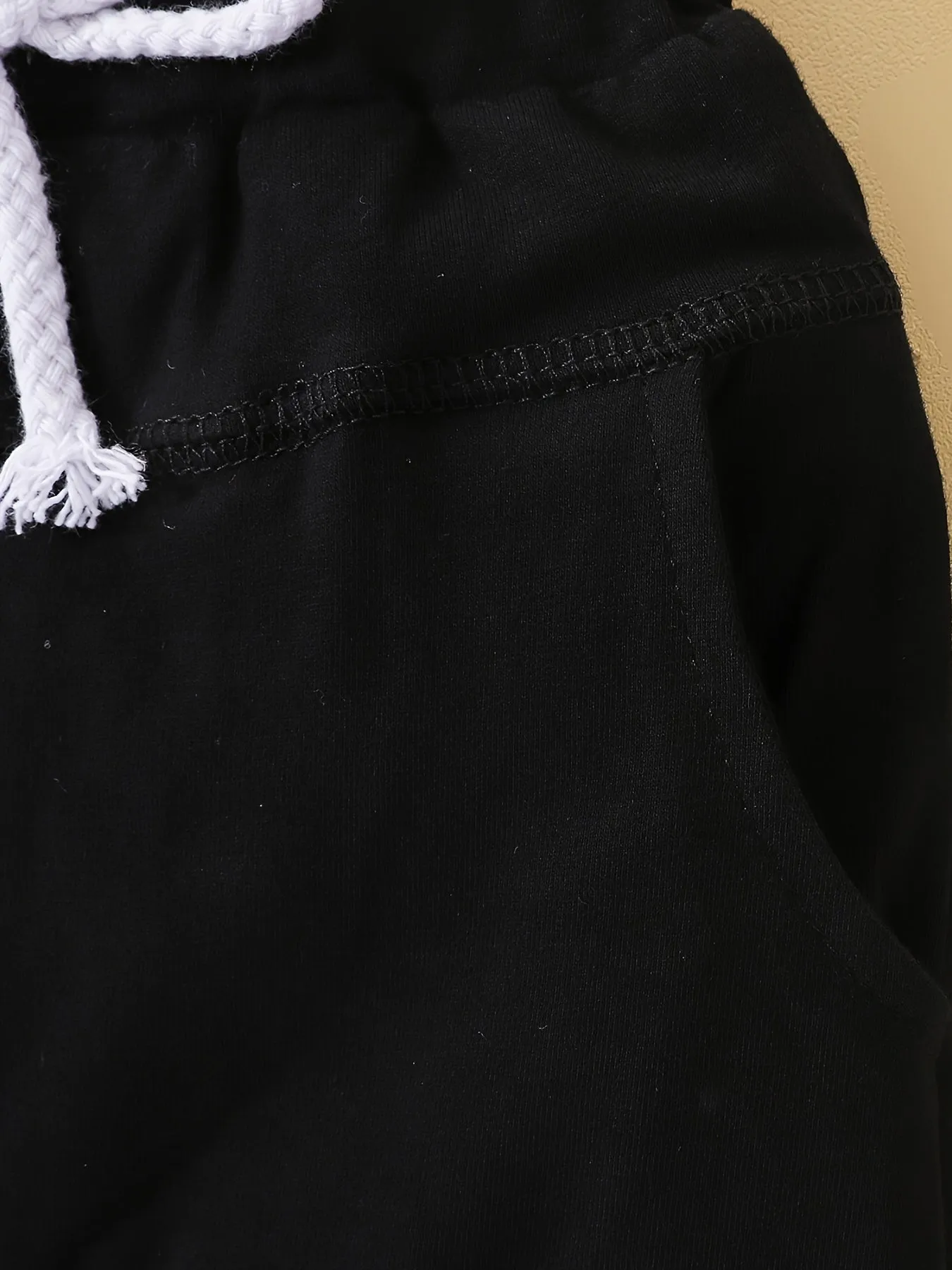 Striped Top & Solid Sweatpants Set for Baby Boys