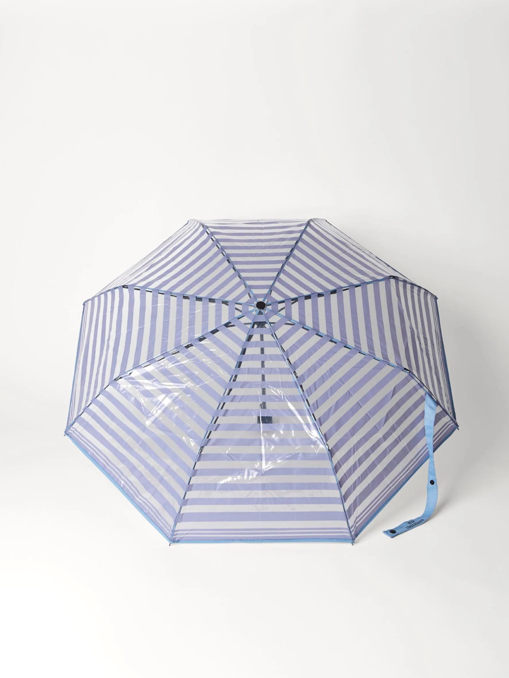 Striped Transparent Umbrella