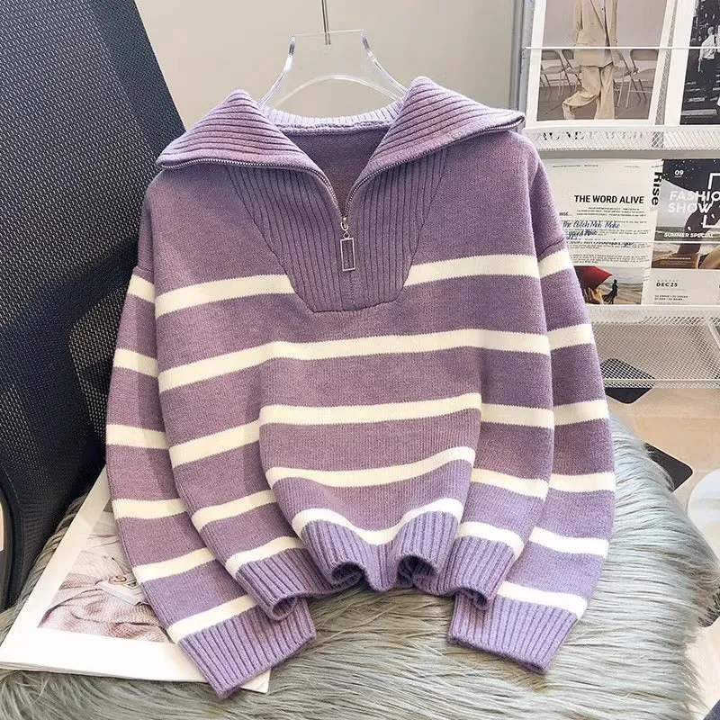 StripesElite Zipped Sweater