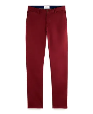Stuart Stretch Chinos Regular Slim Fit Bordeaux