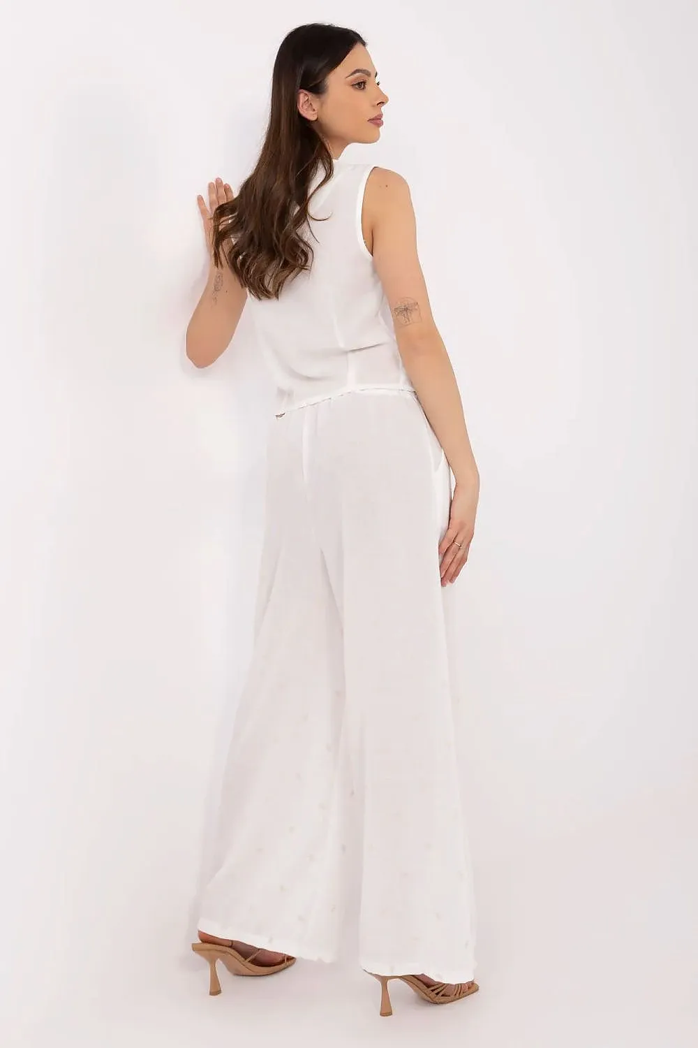 Stylish women's trousers set in a casual style