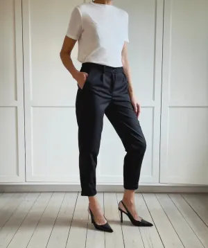 SUIT PANTS - BLACK