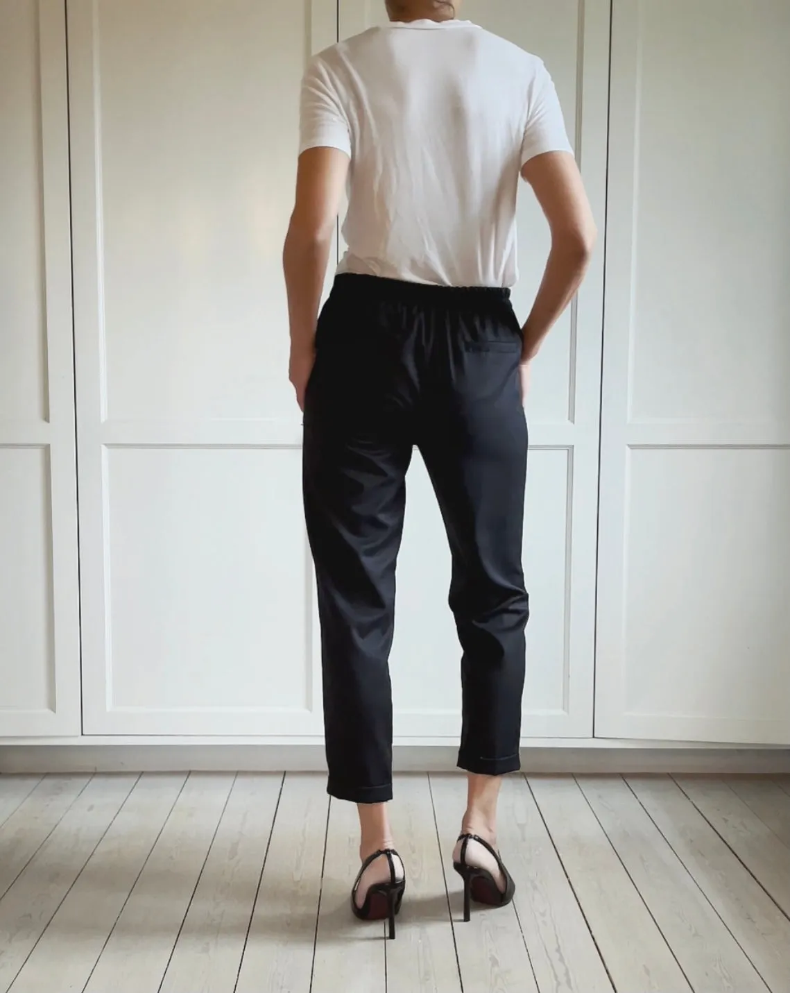 SUIT PANTS - BLACK