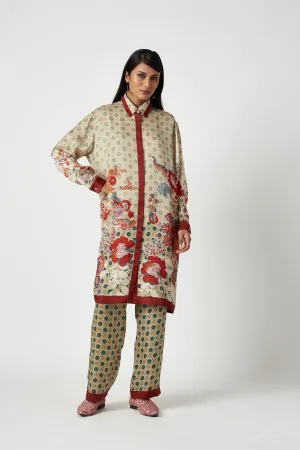 Summer Kurta Set Modal Satin Buton Printed-Fashion Edit Java 3-9JV-123C-Payal Pratap