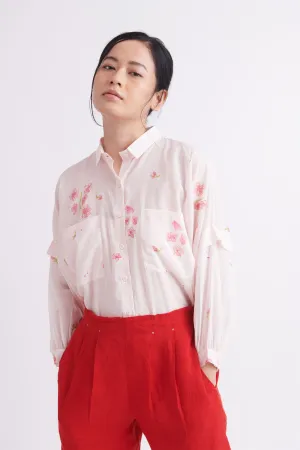 summer shirt cotton silk floral print-SS2025-26-fashion edit-the plavate