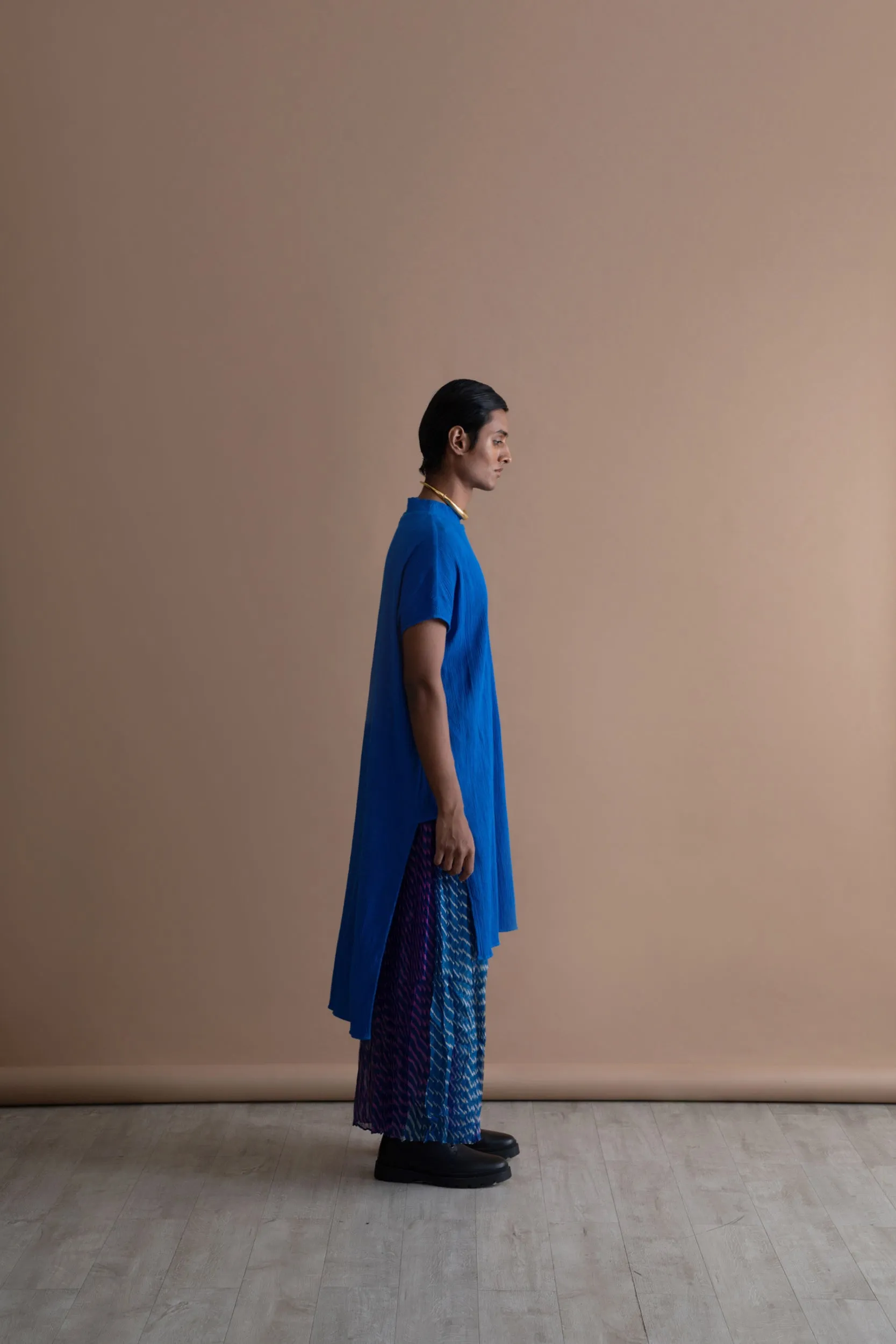 Summer Tunic Iota Crinkle Cotton Fashion Edit Kai-18A Urvashi Kaur