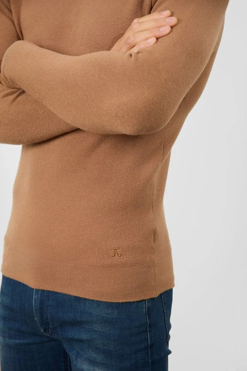 Supersoft Roll Neck in Camel