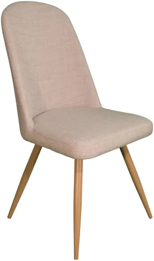 Sweden Ivory Linen Dining Chair