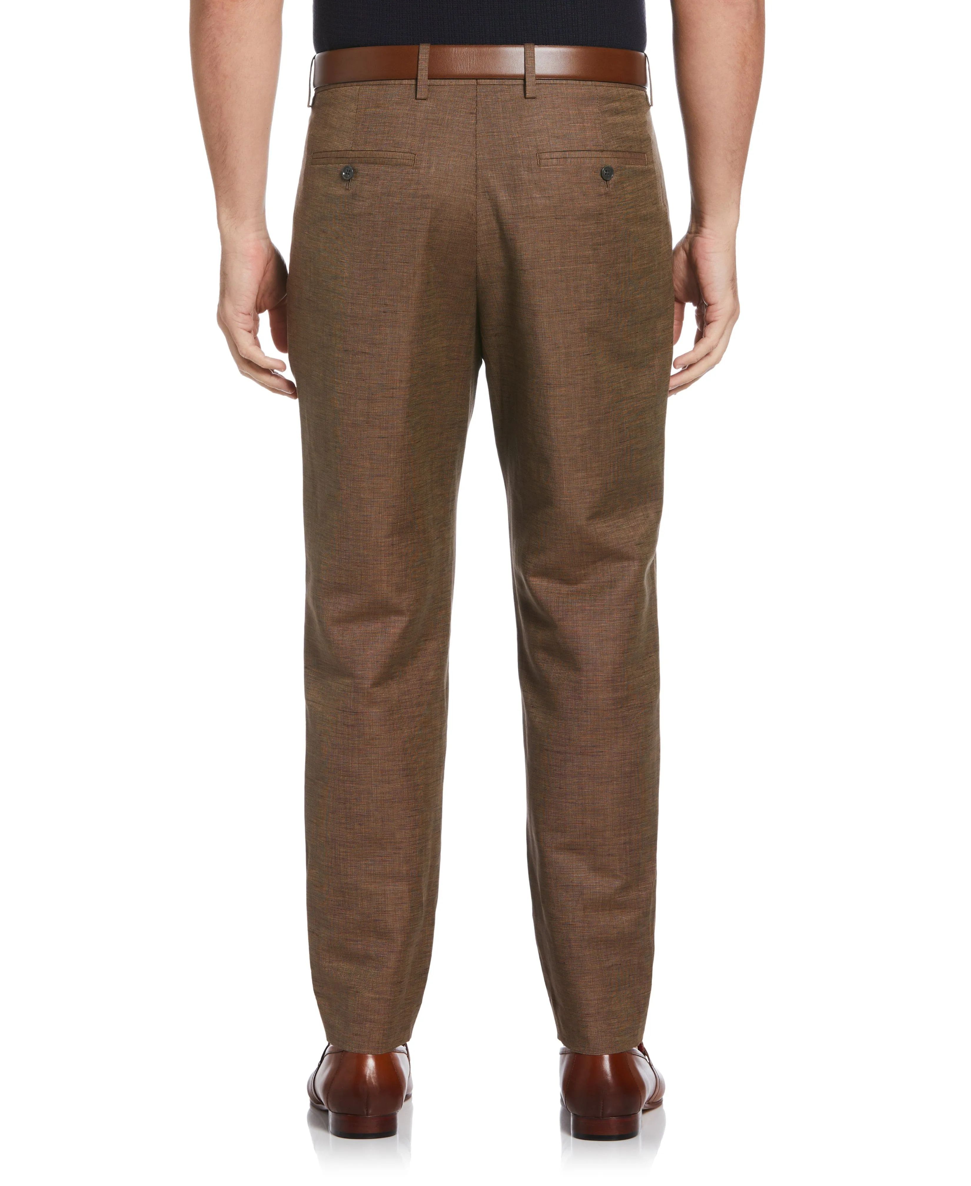 Tapered Fit Pleated Pants