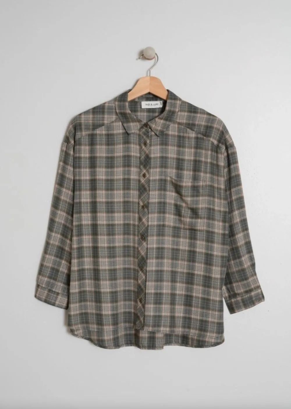 Tartan Checkered Shirt Sage
