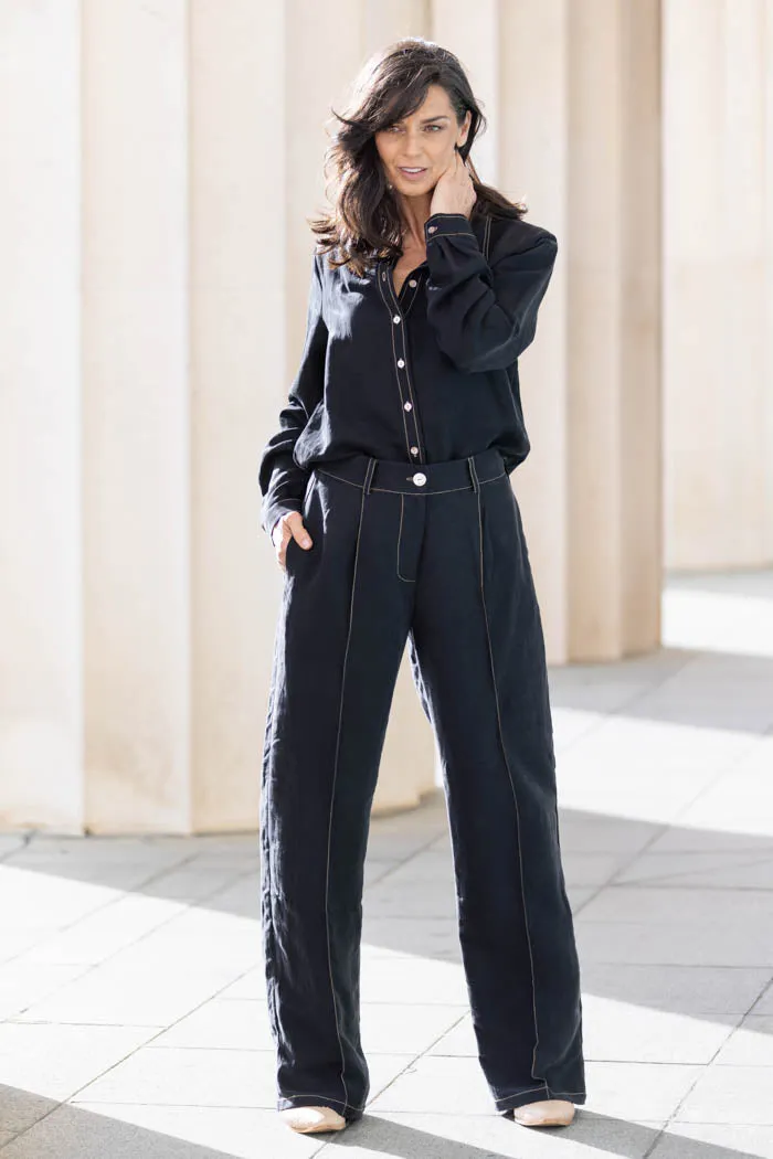 The Bay | Isla Black Contract Pants
