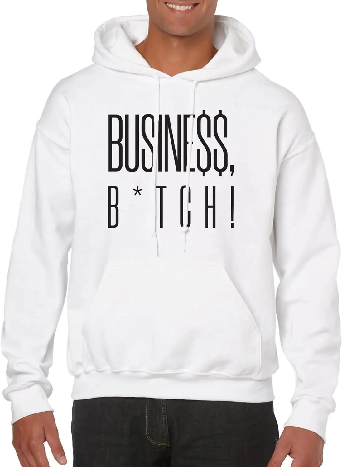 THE CEO Businessmen’s Hoodie (as1, alpha, one_size, regular, regular, White, Medium)