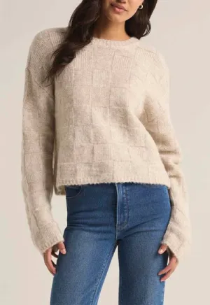 The Delilah Check Sweater