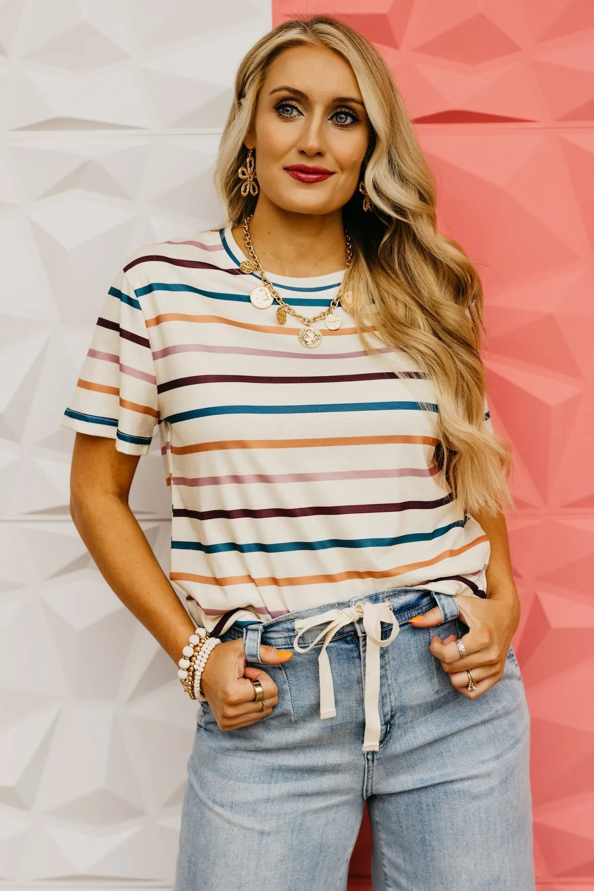 The Mickey Striped Tee