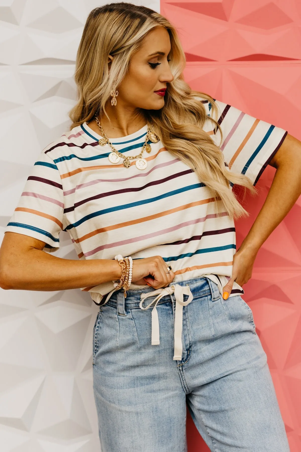 The Mickey Striped Tee