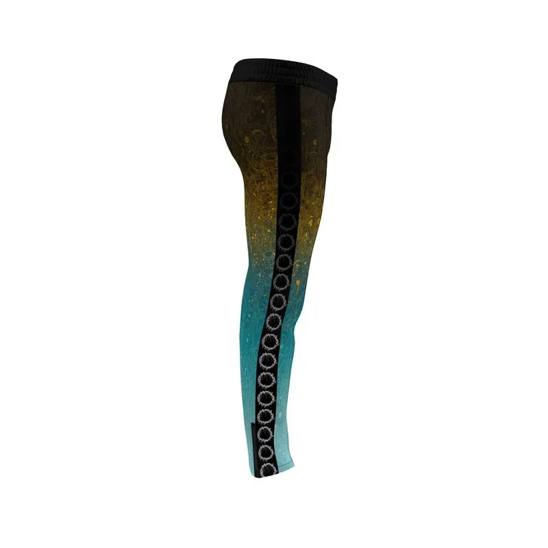 The Scene AOP | Track Pants | Gold Patina