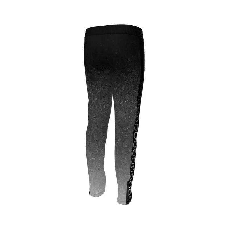 The Scene AOP | Track Pants | Silver Patina