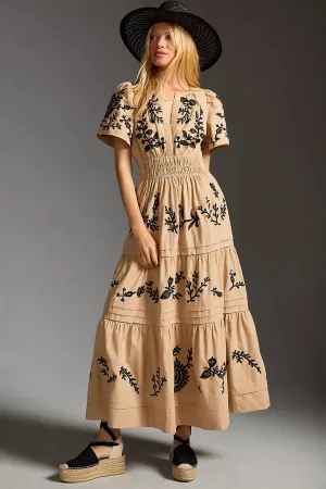 The Somerset Maxi Dress: Embroidered Edition
