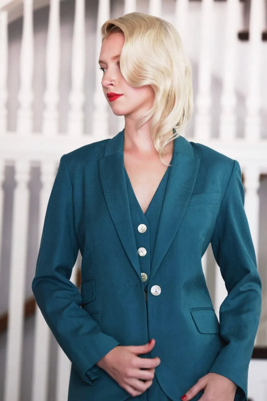 Tilda Jacket in Linen Blend