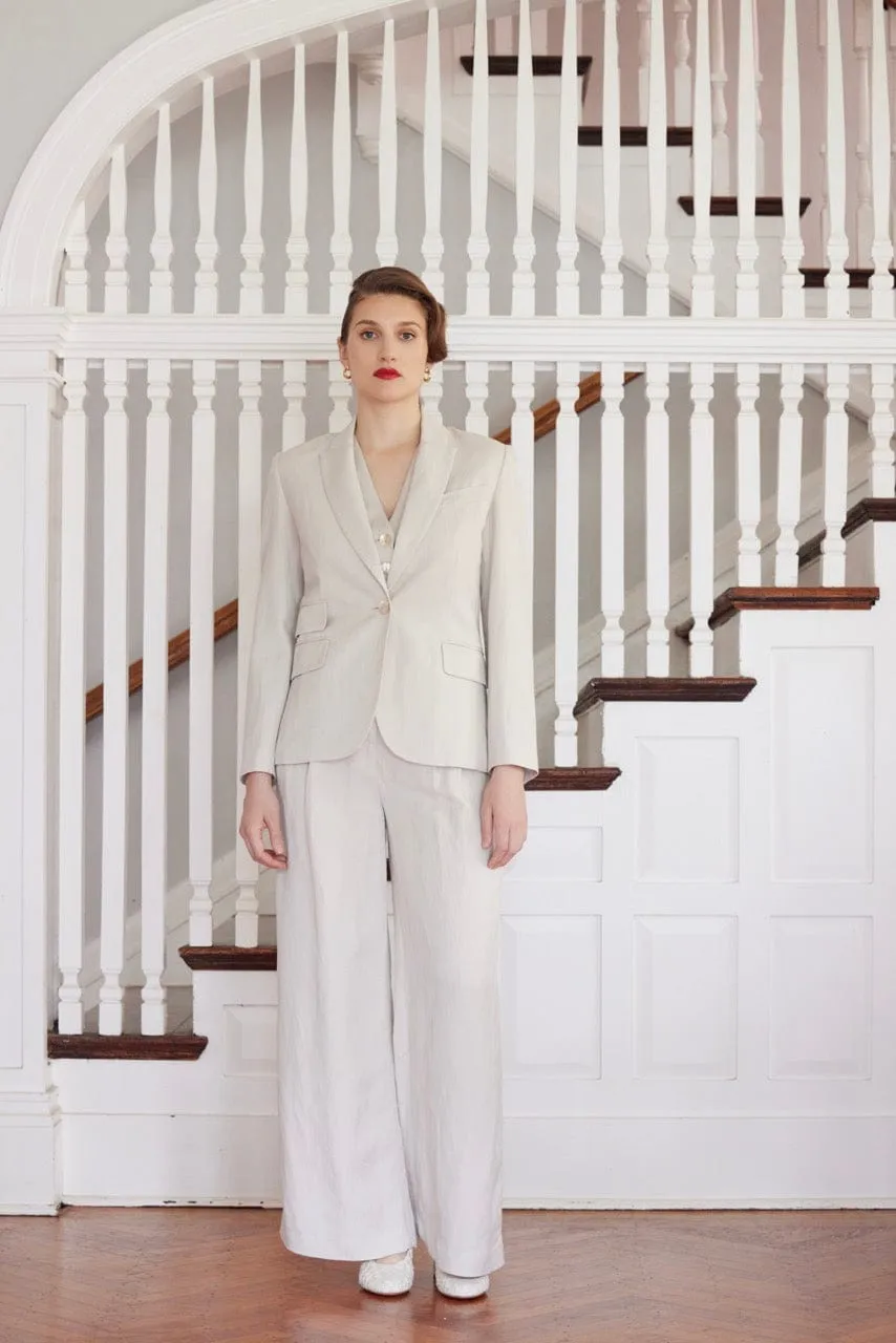 Tilda Jacket in Linen Blend