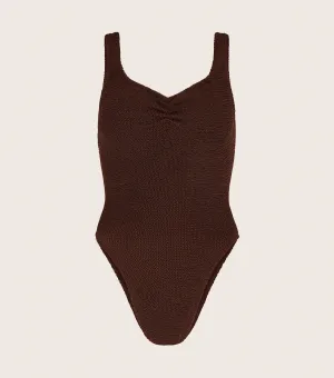Tonya Swim - Metallic Chocolate