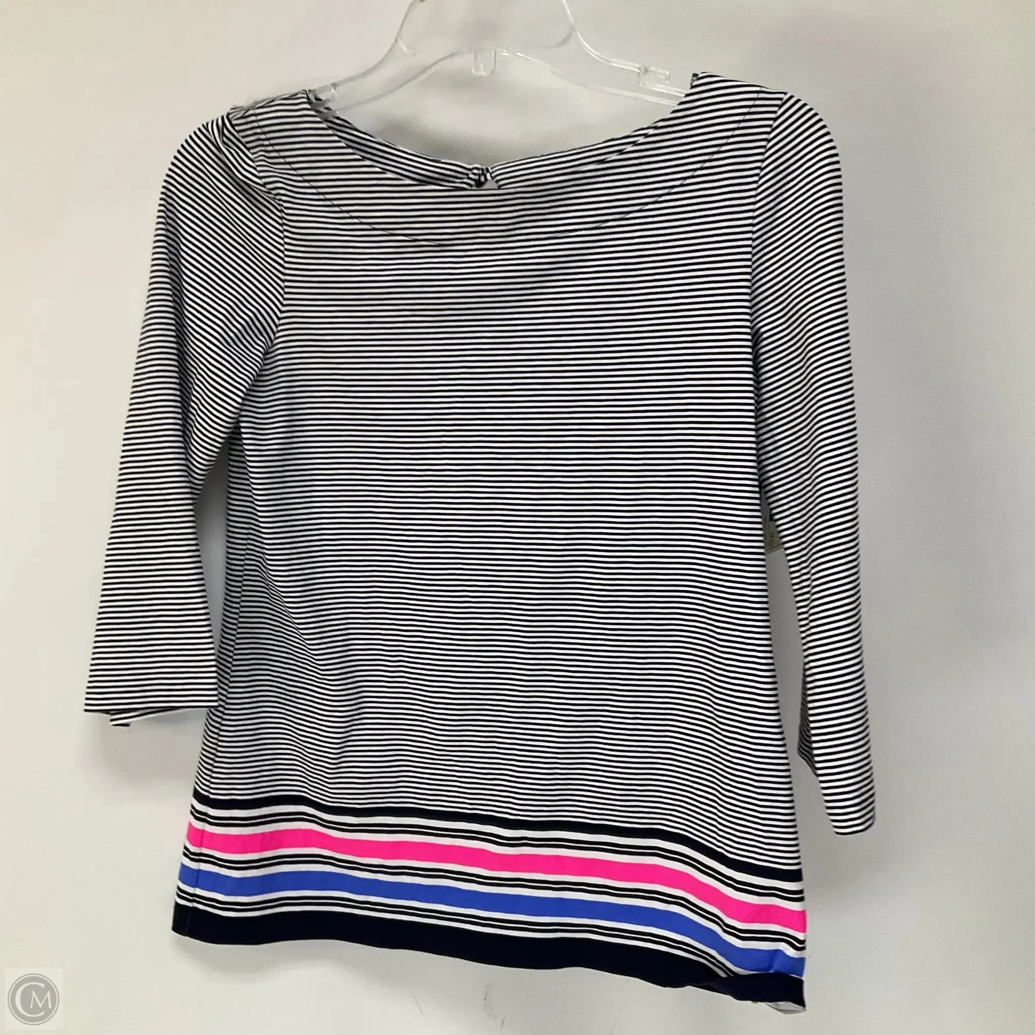 Top Long Sleeve By Lilly Pulitzer In Striped Pattern, Size: Xs