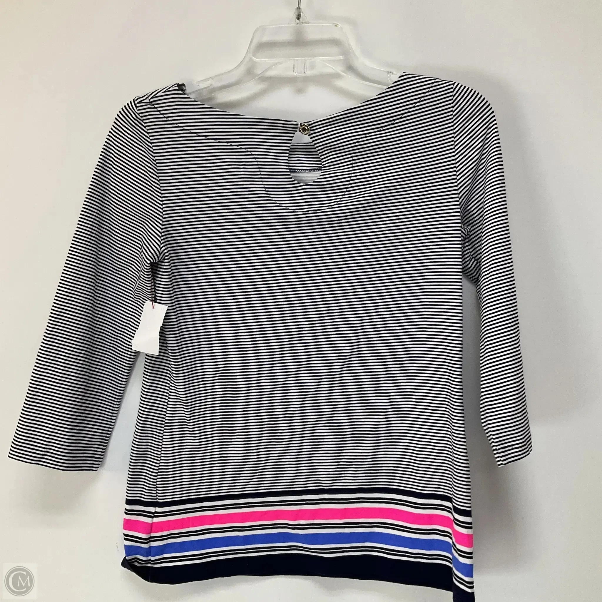 Top Long Sleeve By Lilly Pulitzer In Striped Pattern, Size: Xs