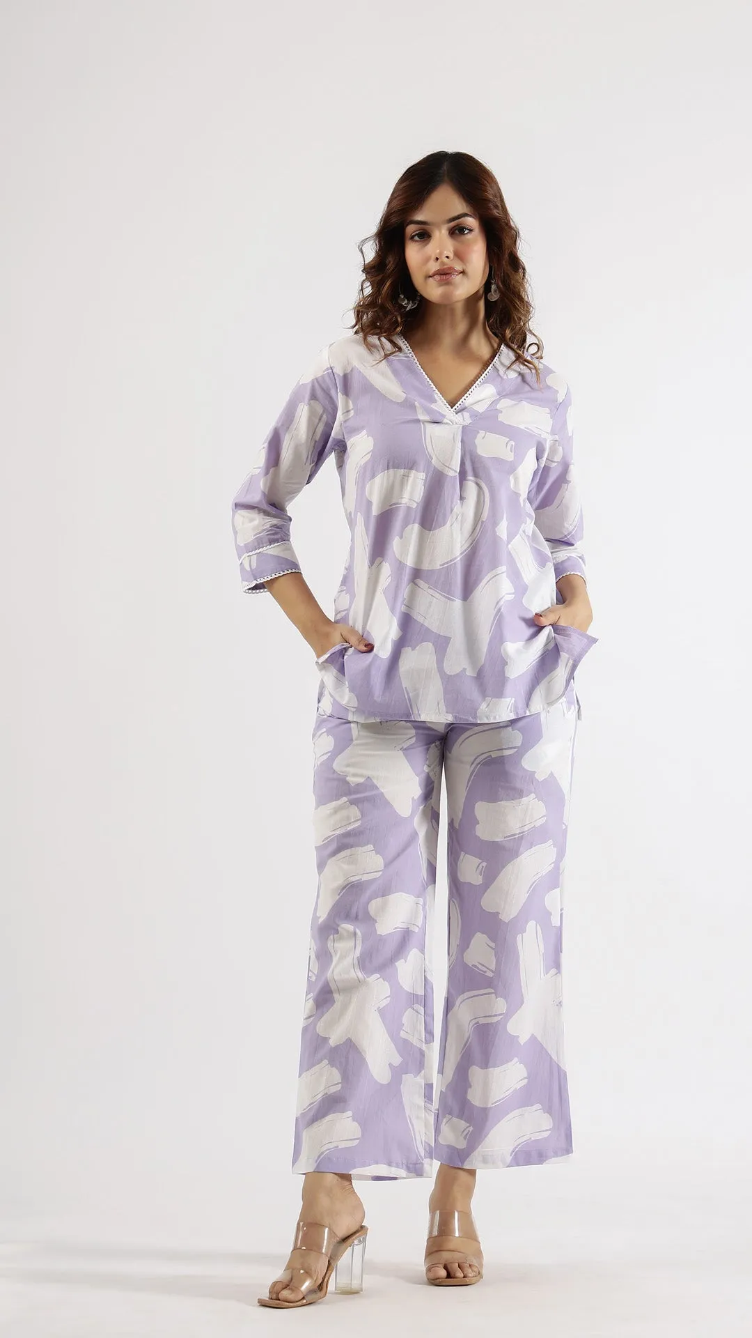 Trendy Women’s Striped Co-ord Set - Perfect for Casual Wear