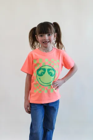 TROPICAL SMILE FACE YOUTH GRAPHIC TEE