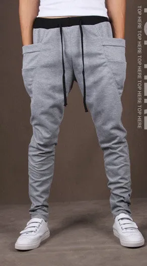 Unique Pocket Mens Joggers Cargo Men Pants Sweatpants Harem Pants Men Jogger Pants Men Pantalones Hombre