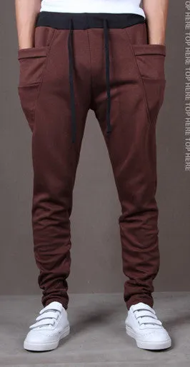 Unique Pocket Mens Joggers Cargo Men Pants Sweatpants Harem Pants Men Jogger Pants Men Pantalones Hombre