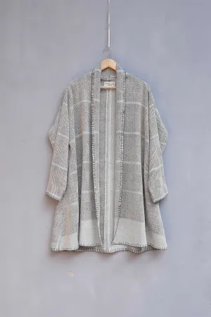 Urvashi Kaur   I   Fukui JACKET UMI  100% handloom cotton  Shell TESSELLATE- 08