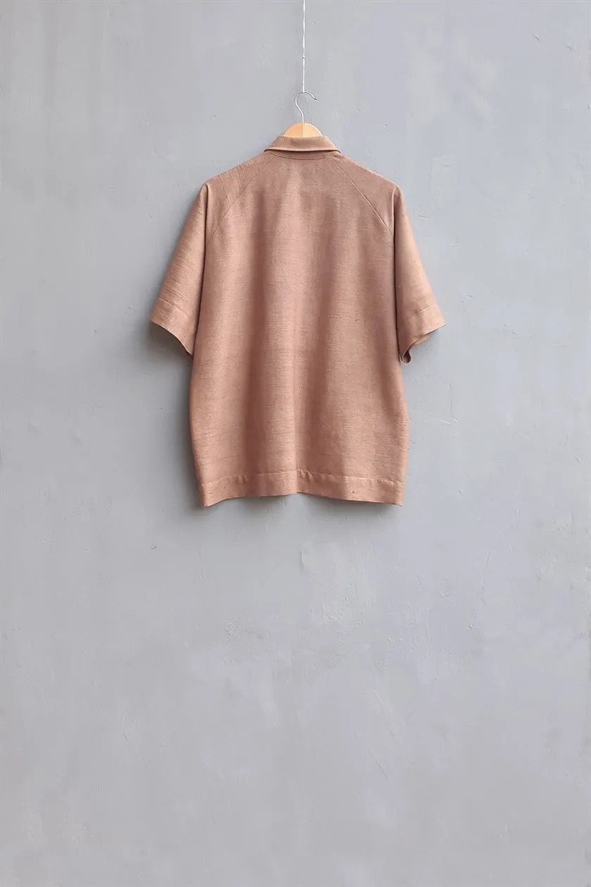 Urvashi Kaur   I   Kanazawa JACKET AUGUST Cotton nude TESSELLATE- 20