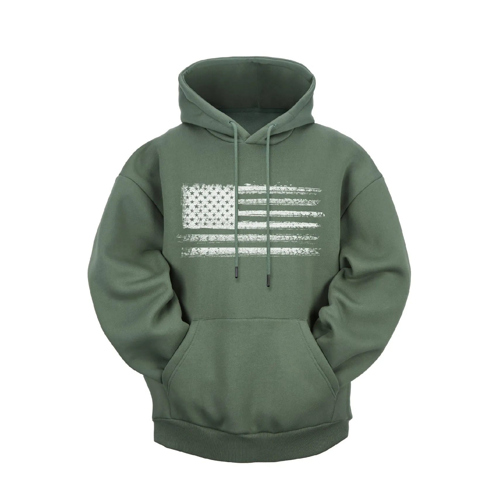 USA FLAG GRAPHIC HEAVY WEIGHT HOODIE