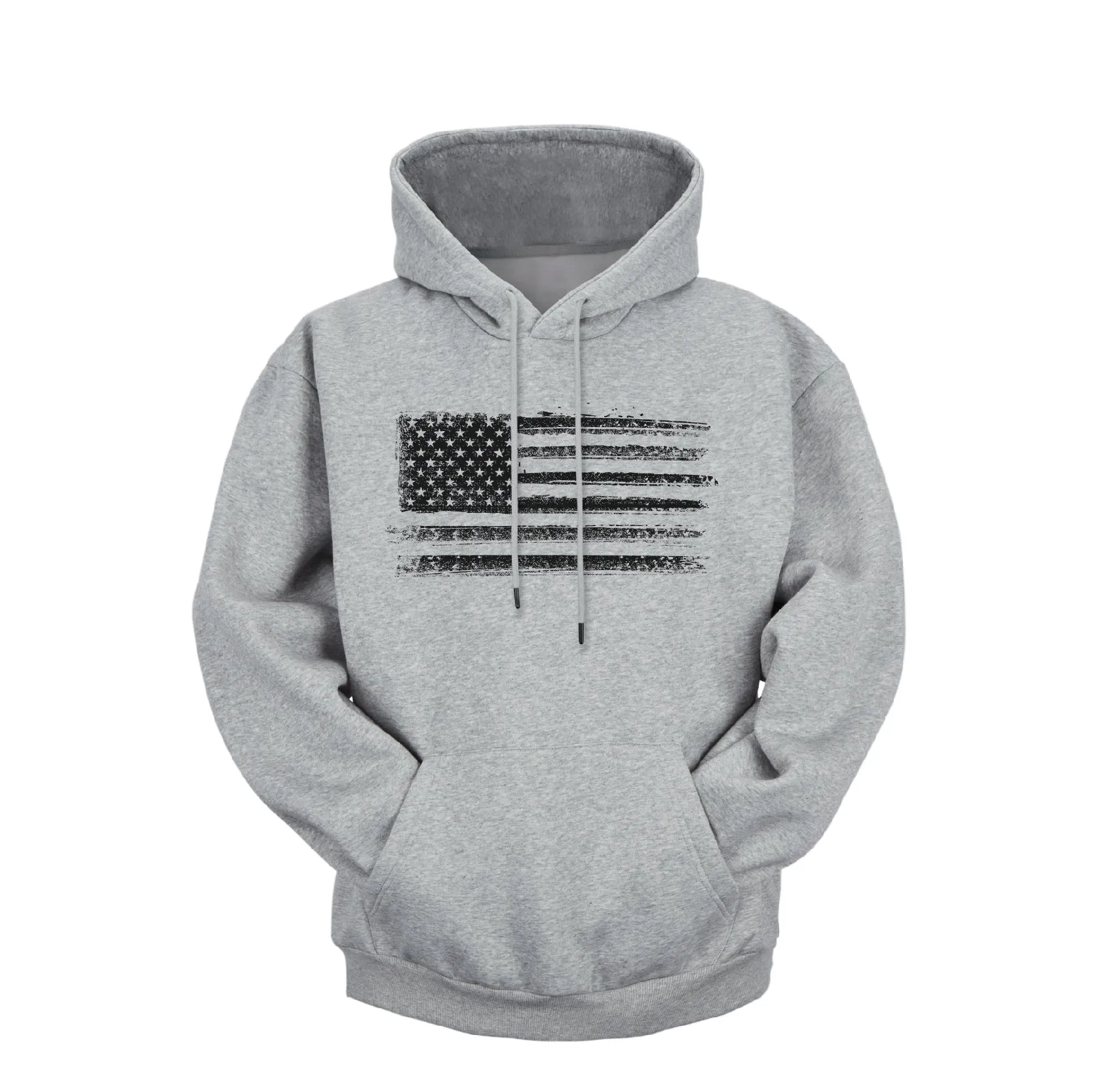 USA FLAG GRAPHIC HEAVY WEIGHT HOODIE