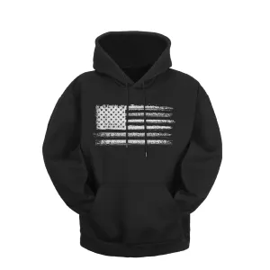 USA FLAG GRAPHIC HEAVY WEIGHT HOODIE