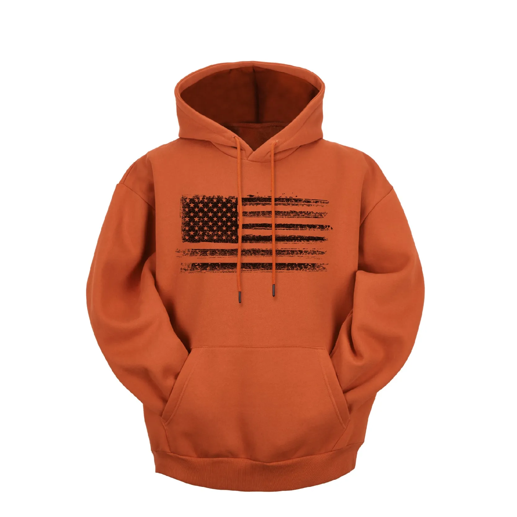 USA FLAG GRAPHIC HEAVY WEIGHT HOODIE