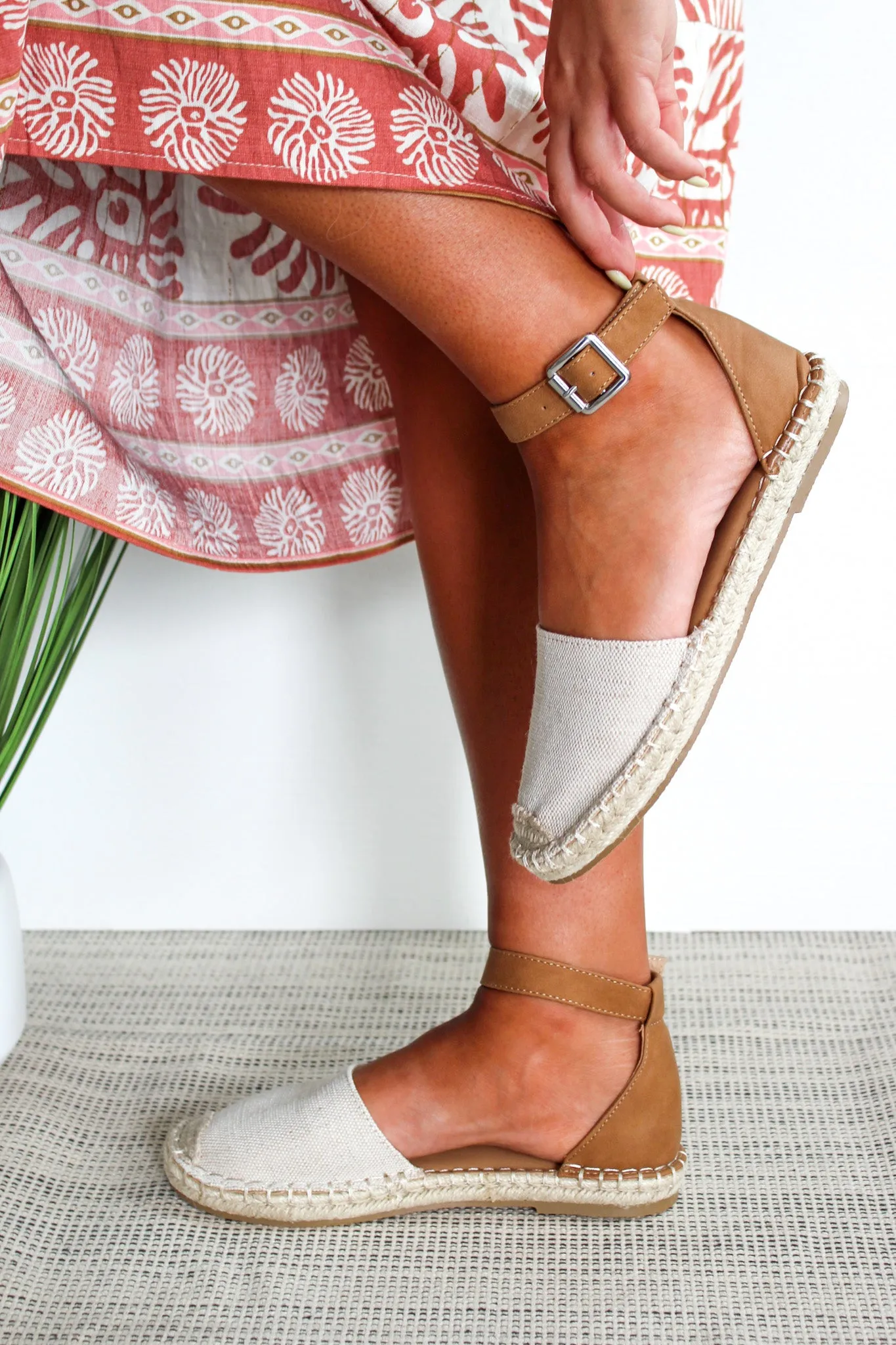 Valencia Espadrille Sandal • Tan/Beige