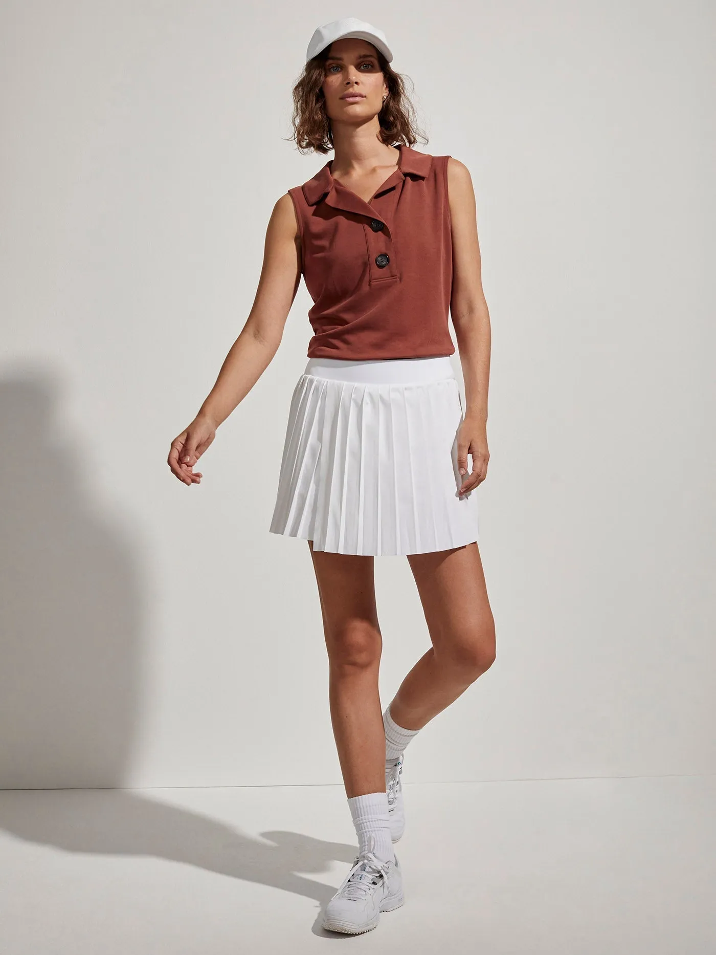 Varley | Kalmia Mid Rise Skort 14.5" {White}