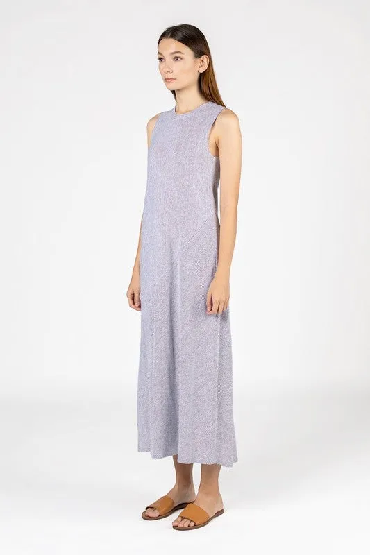 Vera Striped Midi Dress