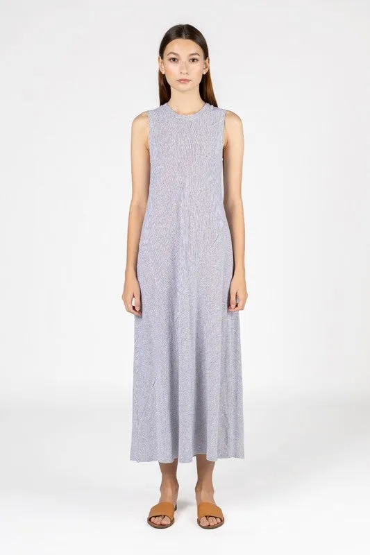 Vera Striped Midi Dress