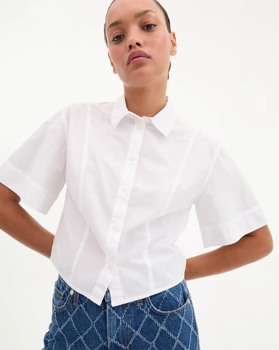 Veronica Beard Claire Shirt in White