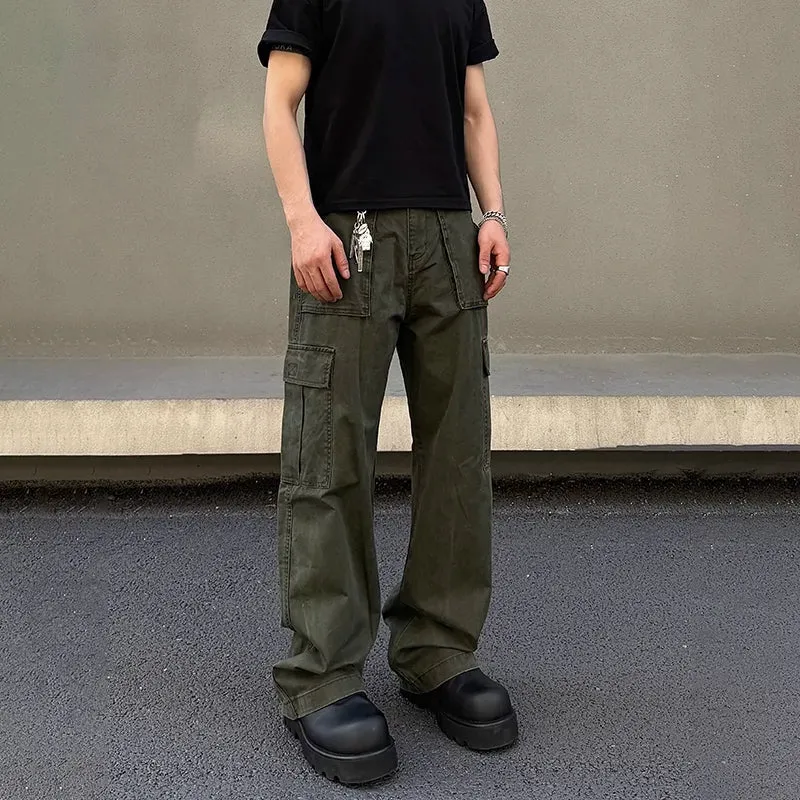 Vintage Multi-pocket Cargo Pants