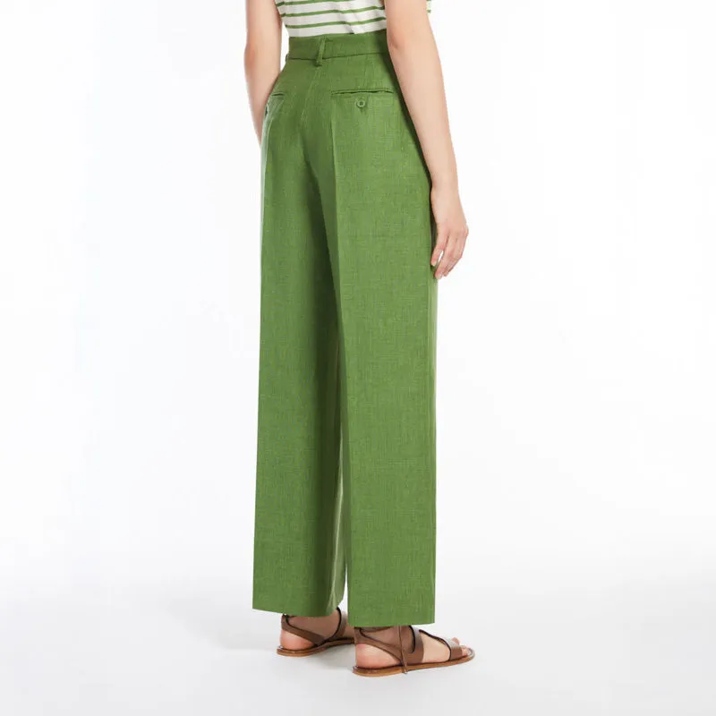 WEEKEND MAX MARA Maliza Trousers in Green