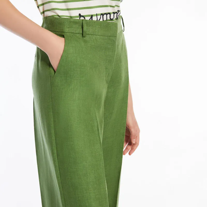 WEEKEND MAX MARA Maliza Trousers in Green