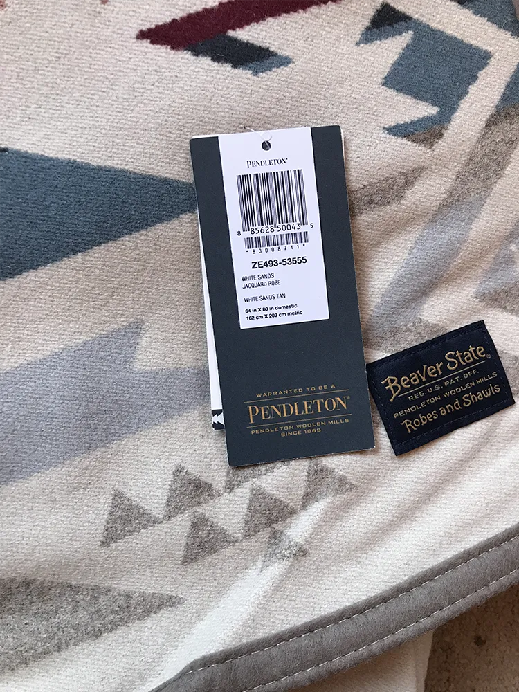 White Sands Jacquard Robe by Pendleton