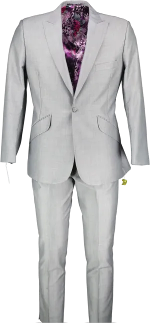 William Hunt Grey Classic Dinner Suit W38