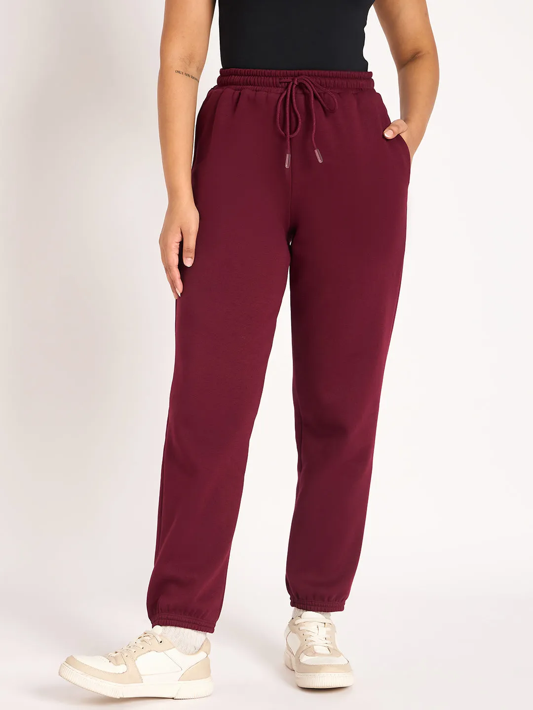 Wine Fleece Jogger
